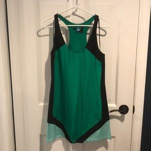 Jay Godfrey silk colorblock tank dress